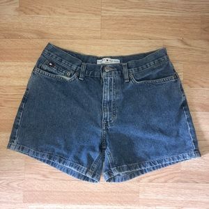 Tommy Hilfiger hi waist jean shorts